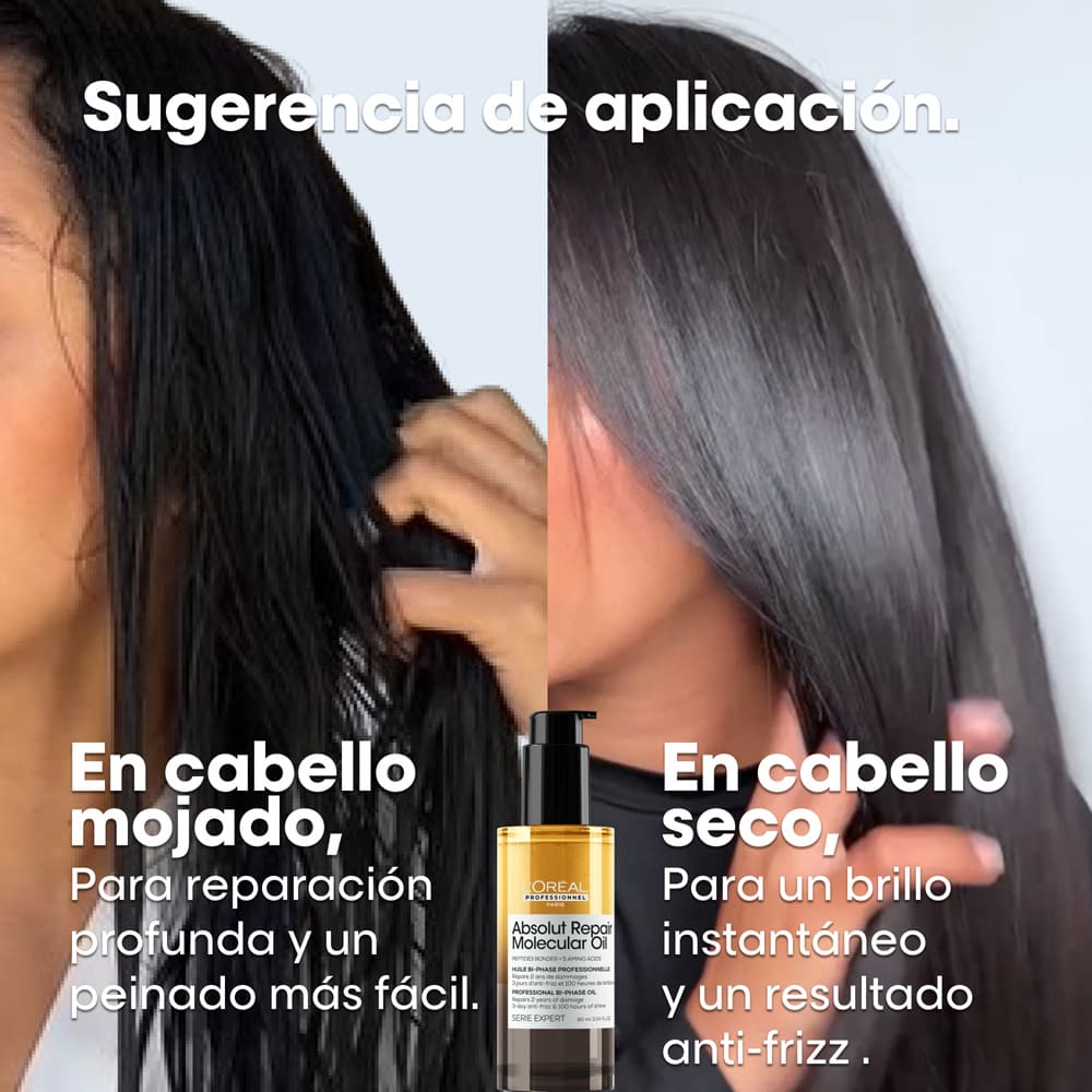 ACEITE BIFÁSICO ABSOLUT REPAIR MOLECULAR (ACEITE BIFÁSICO PARA CABELLO DAÑADO)